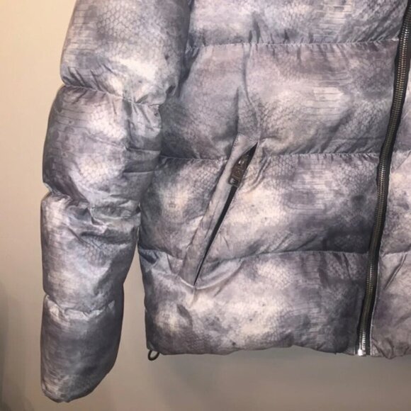 Nicole Benisti Puffer Down Jacket Marbled Grey XL - Picture 9 of 11